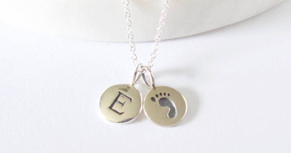 Baby Foot Print Necklace