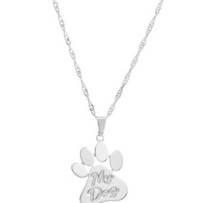 Silver Personalized Necklace - Custom Necklace - Personalized Jewelry - Personalized Gift - Engraved Necklace - Coordinates Necklace