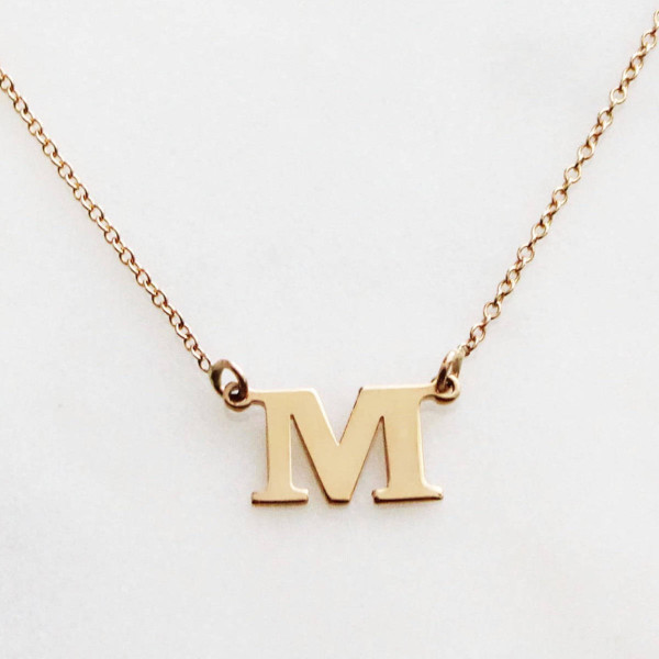 Silver/Gold Initial Necklace