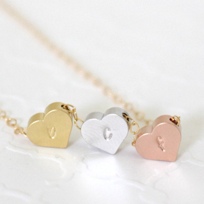 Sister Necklaces for 3, Big Sister, Middle Sisters, Little Sister, 3 Sisters Jewelry, Gold Sister Necklace, Sisters Necklace Set of 3 Hearts