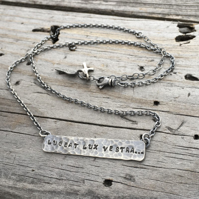 Sterling Silver Personalized Necklace Handmade Wild Prairie Silver Jewelry