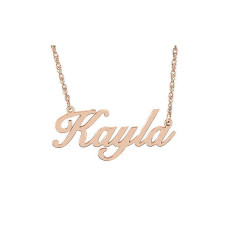 Your Name in Shine: Crafting the Script Nameplate Necklace