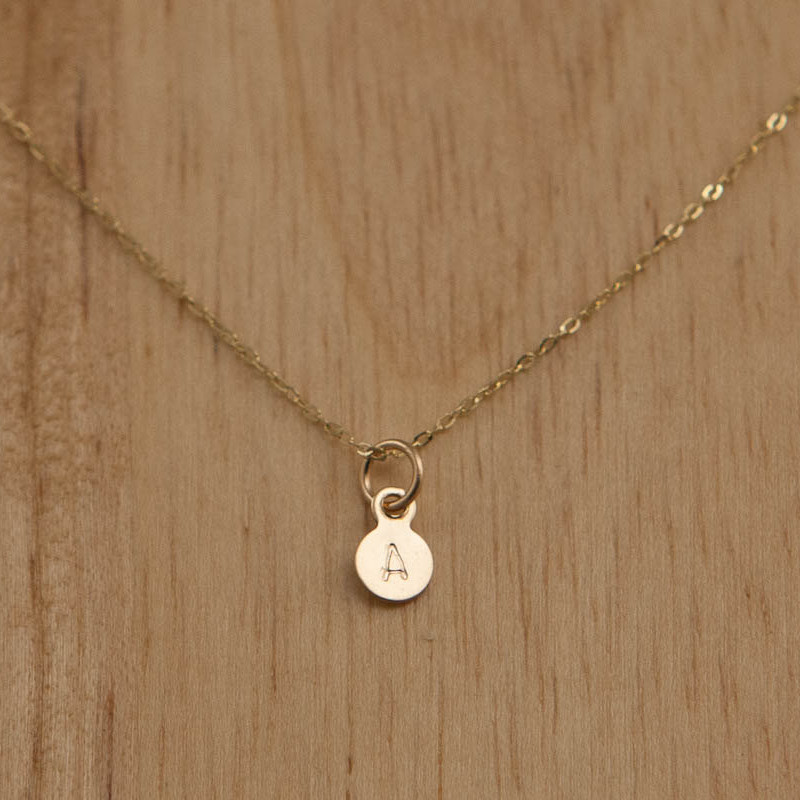 Initial Necklace Letter Necklace Minimalist Jewelry Bridesmaid Gift Dainty  Necklace Simple Necklace Gold Initials LOWERCASE CHMS - Etsy