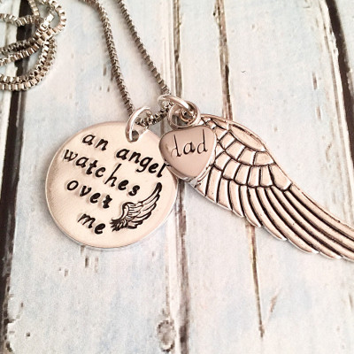 Urn necklace - Hand stamped necklace - Loss necklace - Cremation jewelry - Memorial necklace - Sterling Silver heart - Cremation necklace