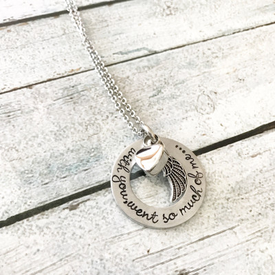 Urn necklace - Hand stamped necklace - Loss necklace - Cremation jewelry - Memorial necklace - Sterling Silver heart - Cremation necklace