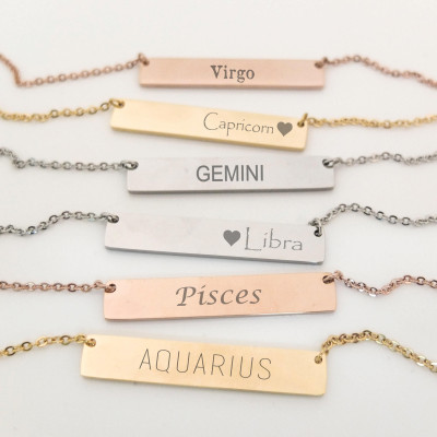 Zodiac Jewelry Celestial Constellation Necklace Gift for Women Sister Gift Gemini Leo Virgo zodiac cancer necklace gift Bridesmaid gift