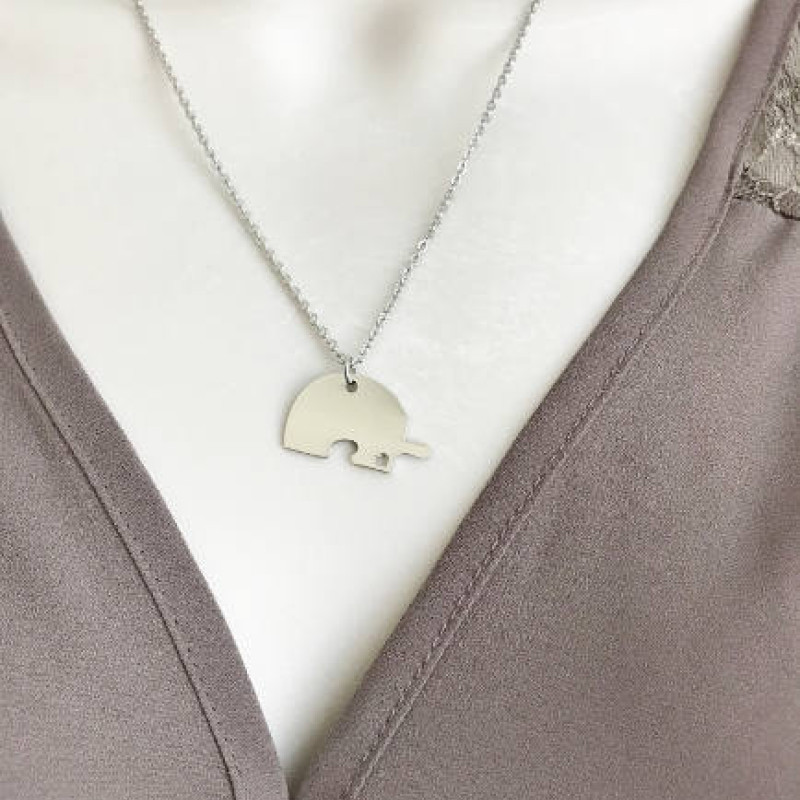 4 Stainless Steel Heart Puzzle Necklaces. 4 Piece Puzzle Necklaces