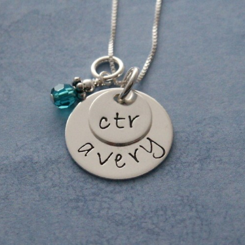 CTR Necklace Choose the Right Necklace Personalized LDS Mormon
