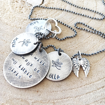 Hand Stamped Mothers Day Jewelry, Daughter Quote Necklace, Mom Necklace ...