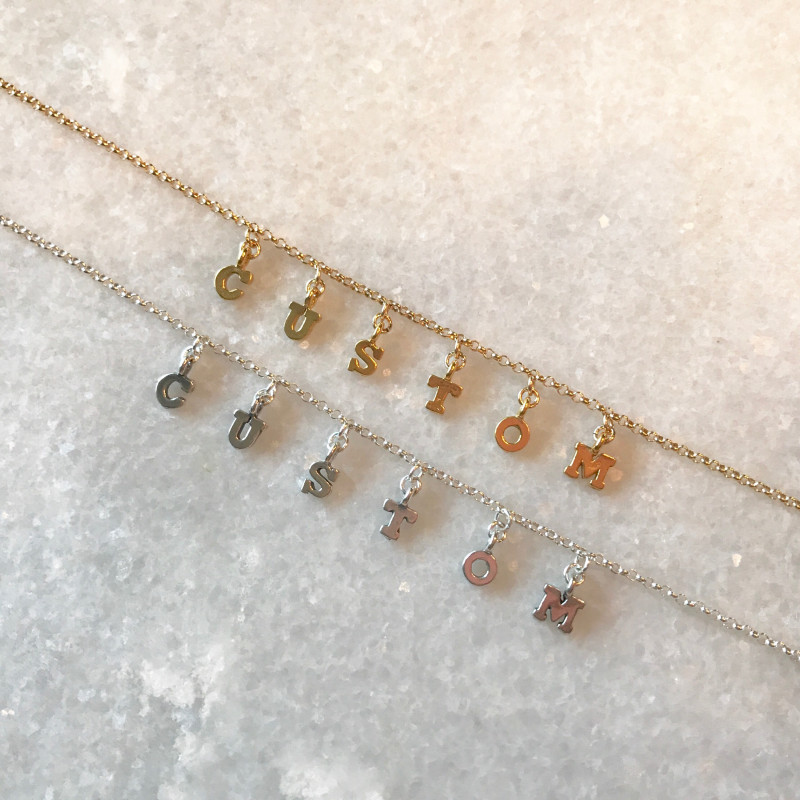 Name Choker, Name Necklace, Custom Name Choker, Custom Choker, Custom Name Necklace, Gold Choker