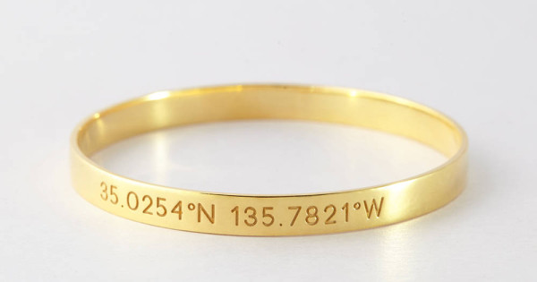 Bangle on sale with coordinates