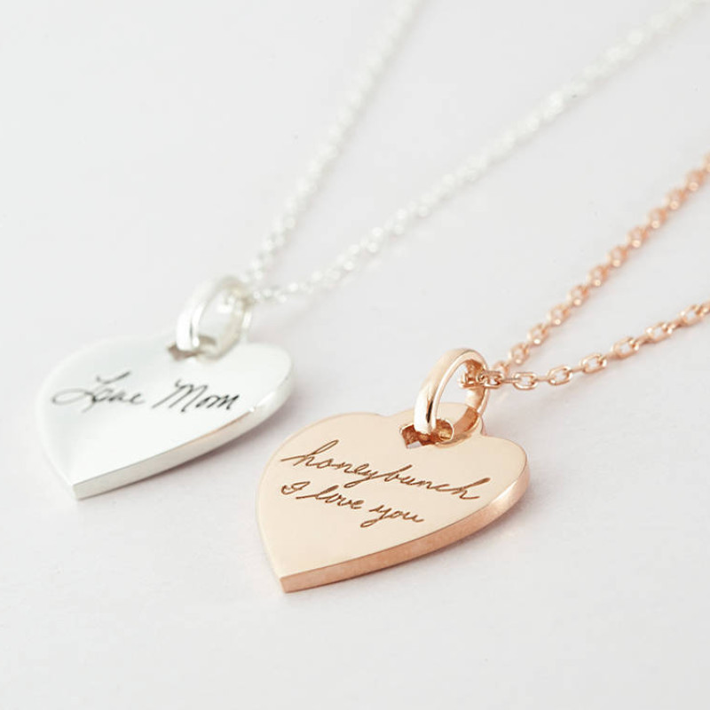 Engraved Handwritten Necklace – OpenHaus Gifts and Engraving