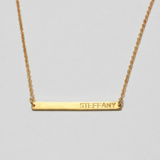 Your Name, Your Story: The Craft of Our ID Bar Necklace