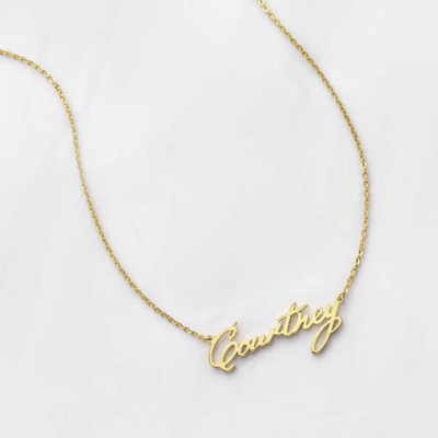 Script Name Necklace • Custom Name Jewelry • Sterling Silver Name Necklace • Gold Necklace With Name • Bridesmaid Jewelry