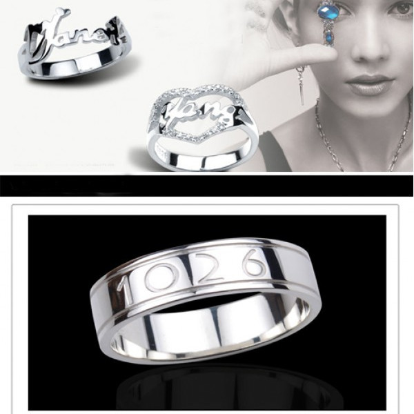 Custom Made Personalised Rings - Combine any of your elements - AMAZINGNECKLACE.COM