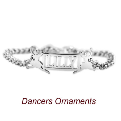 Personalised Name Bracelet/Anklet - Sterling Silver - AMAZINGNECKLACE.COM