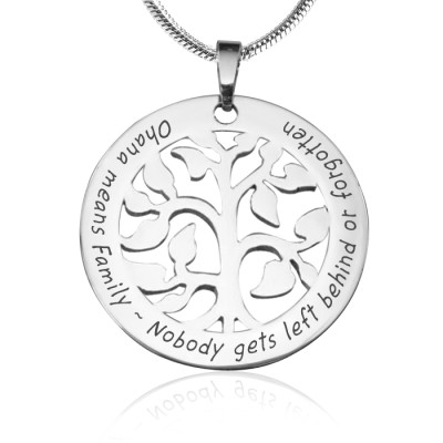 Personalised Ohana Tree - Sterling Silver *Limited Edition - AMAZINGNECKLACE.COM