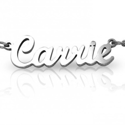 Personalised Name Necklace - Sterling Silver - AMAZINGNECKLACE.COM