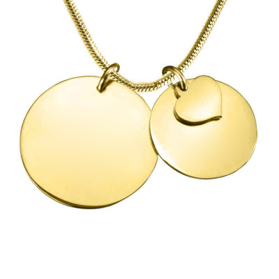 Personalised Mother Forever Necklace - 18ct Gold Plated - AMAZINGNECKLACE.COM