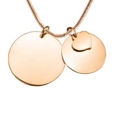 Personalised Mother Forever Necklace - 18ct Rose Gold Plated - AMAZINGNECKLACE.COM