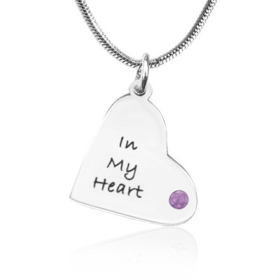 Personalised Mothers Heart Pendant Necklace Set - AMAZINGNECKLACE.COM