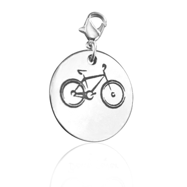 Personalised Bike Charm - AMAZINGNECKLACE.COM