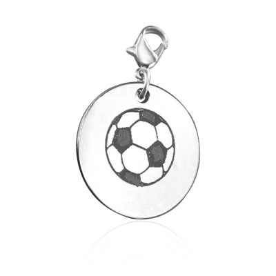 Personalised Soccer Ball Charm - AMAZINGNECKLACE.COM