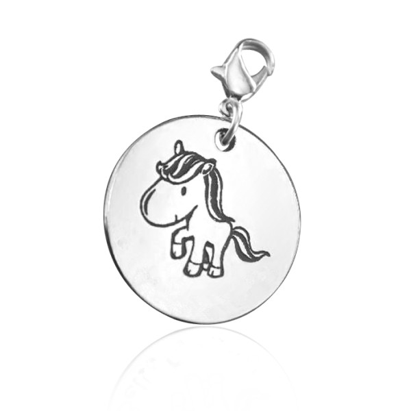 Personalised Unicorn Charm - AMAZINGNECKLACE.COM