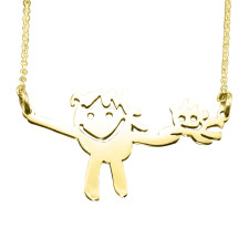 Kid's Drawing Necklace: Your Art, Our Craft – A Personalised Keepsake