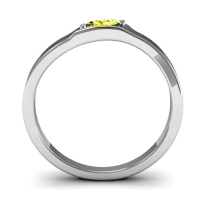Muse  Marquise Swirl Personalised Ring - AMAZINGNECKLACE.COM