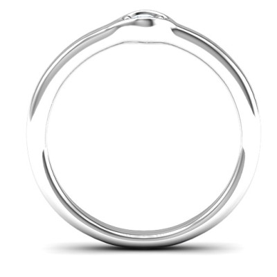 1-4 Infinite Wave Multi Stone Personalised Ring  - AMAZINGNECKLACE.COM