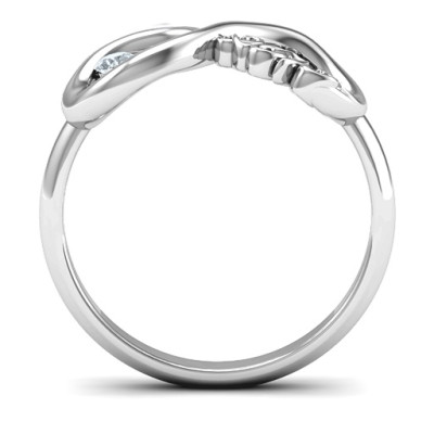 2008 Infinity Personalised Ring - AMAZINGNECKLACE.COM
