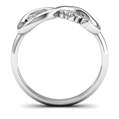 2009 Infinity Personalised Ring - AMAZINGNECKLACE.COM