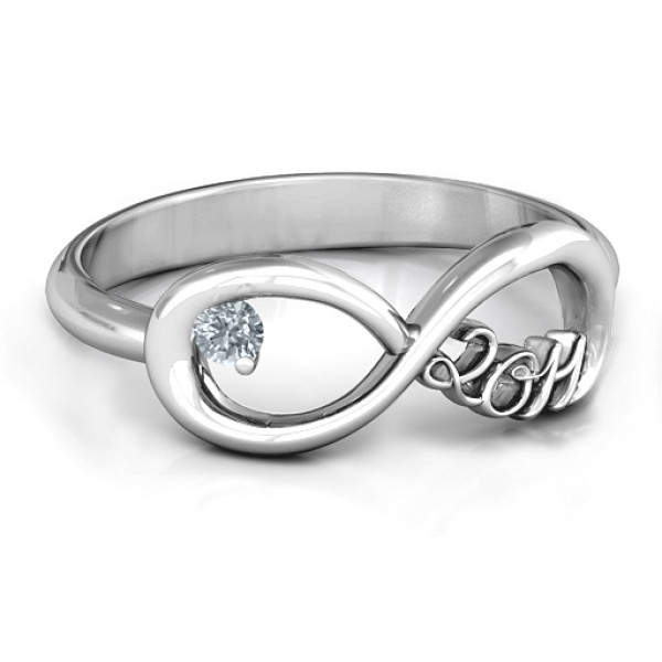 2011 Infinity Personalised Ring - AMAZINGNECKLACE.COM