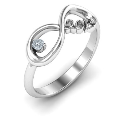 2013 Infinity Personalised Ring - AMAZINGNECKLACE.COM