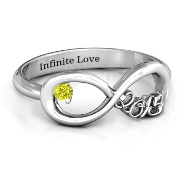 2015 Infinity Personalised Ring - AMAZINGNECKLACE.COM