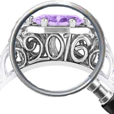 2016 Vintage Graduation Personalised Ring - AMAZINGNECKLACE.COM