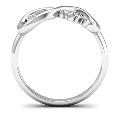 2017 Infinity Personalised Ring - AMAZINGNECKLACE.COM
