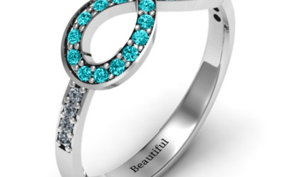 Accented Infinity Personalised Ring: Your Story, Our Craft
