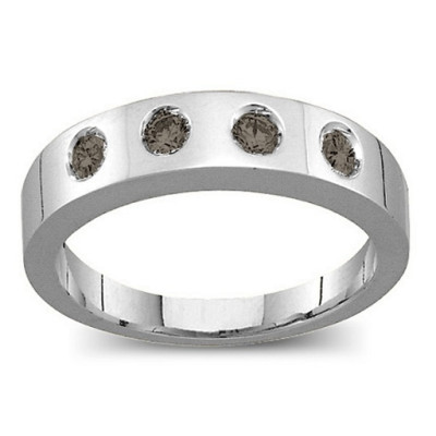 Belt Personalised Ring with 2-6 Round Stones  - AMAZINGNECKLACE.COM