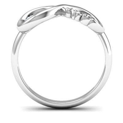 Celebrate 21 Infinity Personalised Ring - AMAZINGNECKLACE.COM
