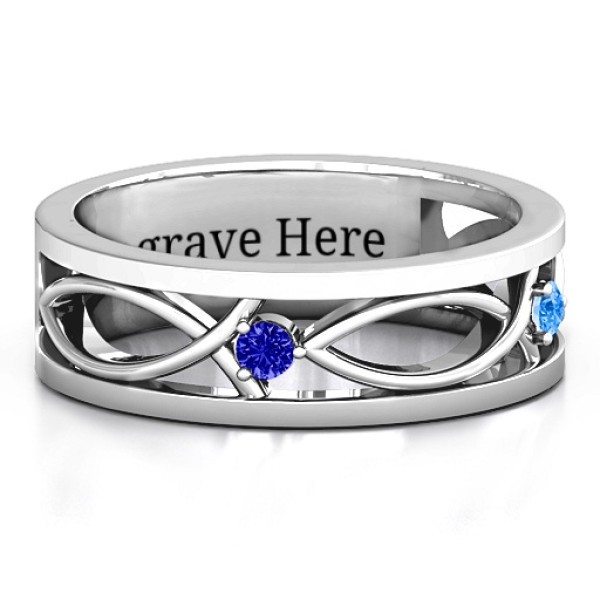 Classic Fish Men's Personalised Ring - AMAZINGNECKLACE.COM