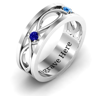 Classic Fish Men's Personalised Ring - AMAZINGNECKLACE.COM