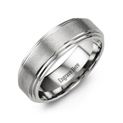 Contemporary Cobalt Personalised Ring - AMAZINGNECKLACE.COM