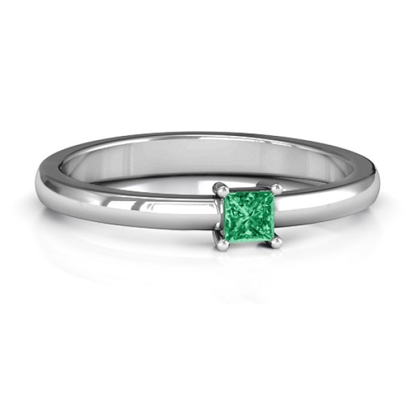 Elegant Princess Personalised Ring - AMAZINGNECKLACE.COM