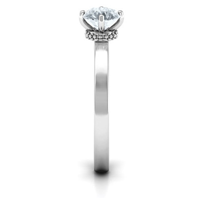 Enchantment Solitaire Personalised Ring - AMAZINGNECKLACE.COM