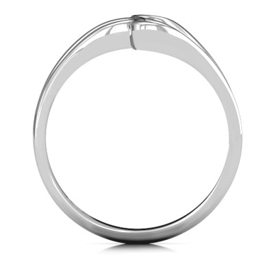 Eternal Elegance Three-Stone Personalised Ring  - AMAZINGNECKLACE.COM