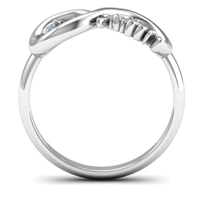 Faith Infinity Personalised Ring - AMAZINGNECKLACE.COM