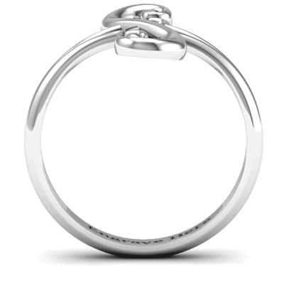 Flourish Infinity Personalised Ring - AMAZINGNECKLACE.COM