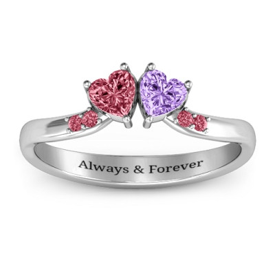 Follow Your Heart Personalised Ring - AMAZINGNECKLACE.COM